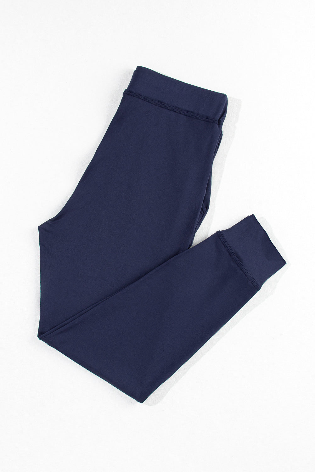 Navy Blue Casual Drawstring Drop Waist Pocketed Joggers