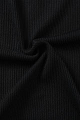 Black Zip Up Mock Neck Ribbed Sleeveless Bodysuit