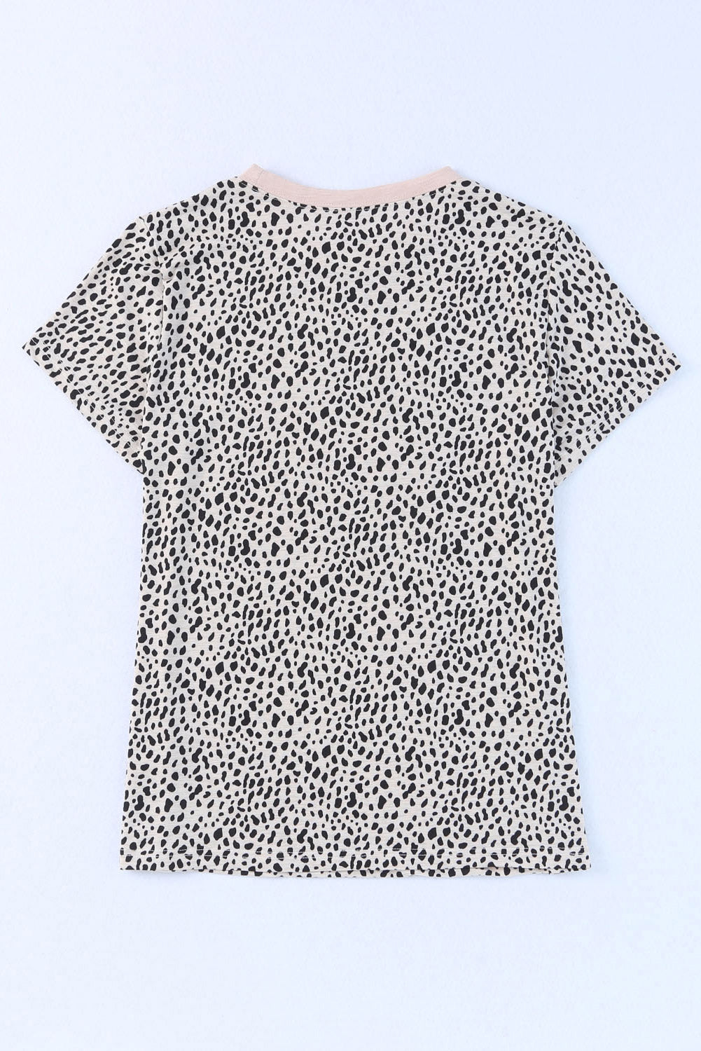 Apricot Leopard MAMA Graphic Crew Neck T Shirt