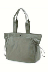 Laurel Green Waterproof Side Cinched Large Tote Bag